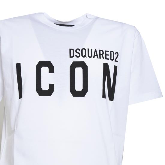 25FW 디스퀘어드2 반팔 티셔츠 S79GC0003S23009 989 White - DSQUARED2
