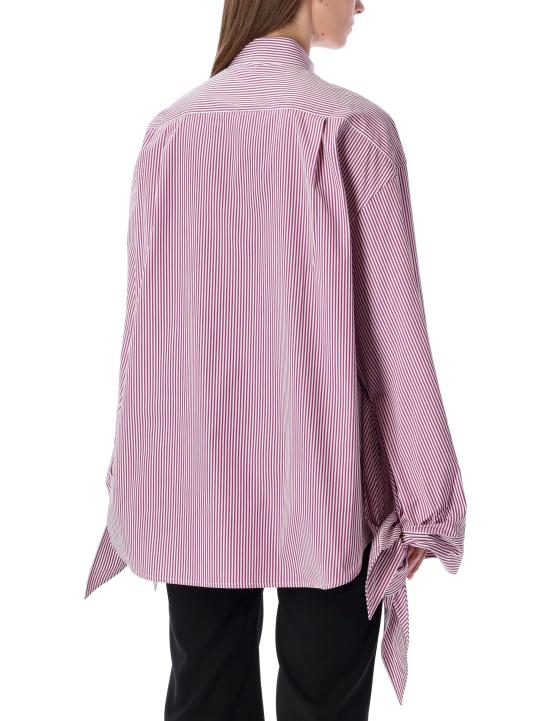 25FW 발렌시아가 반팔 티셔츠 852322TGM02 5075 PLUM - BALENCIAGA