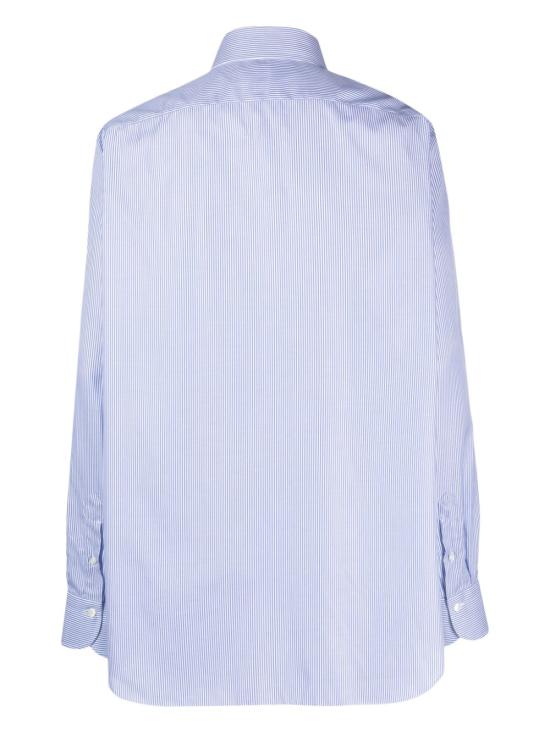  피나모레 긴팔 셔츠 NAPOLI C016902 Blue - FINAMORE