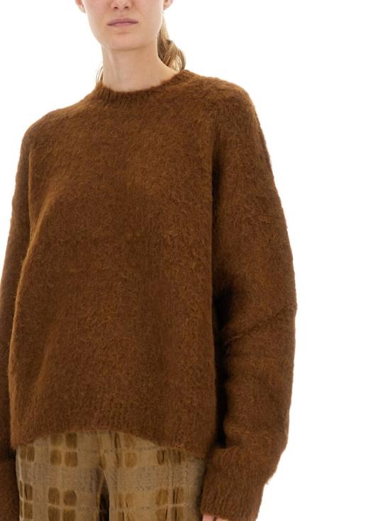 25FW 우마 왕 스웨터 UK7172 UW240 Brown - UMA WANG