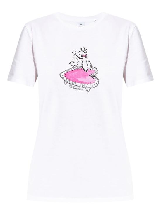 25FW PS 바이 폴스미스 반팔 티셔츠 W2RG799 TP517101 White