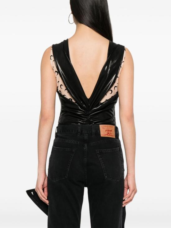  마린세르 바디수트 티셔츠 WTO393 RJER0015BK99 Black - MARINE SERRE