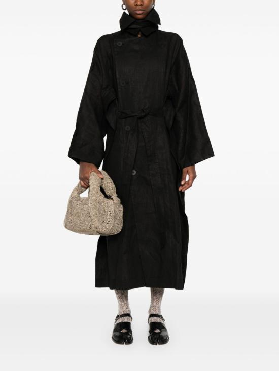 25SS 이세이 미야케 코트 IM56FA551 15 Black - ISSEY MIYAKE