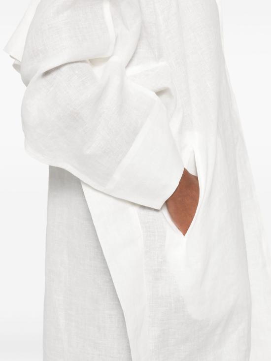 25SS 이세이 미야케 숏 원피스 IM56FH554 05 White - ISSEY MIYAKE