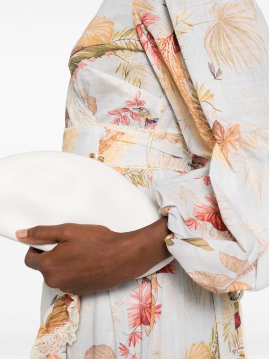 25FW 짐머만 롱 원피스 3240DSS253 LBPFL Clear Blue - ZIMMERMANN