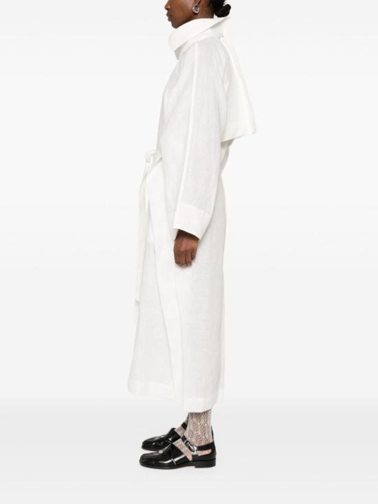 25SS 이세이 미야케 코트 IM56FA551 05 White - ISSEY MIYAKE