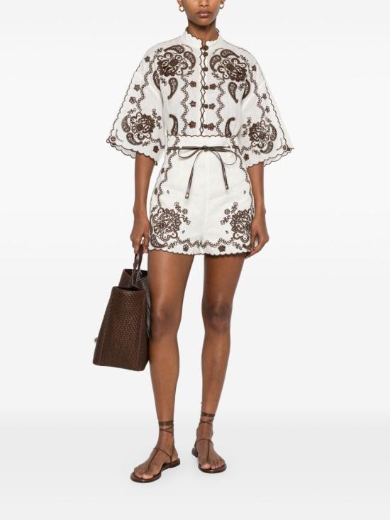 25FW 짐머만 셔츠 3287TSS253 IVCH Ivory - ZIMMERMANN