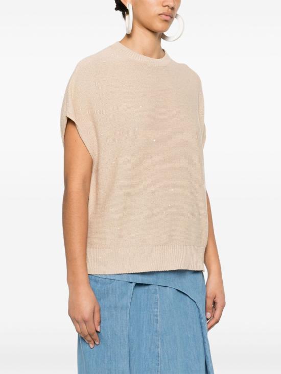 25SS 파비아나 필리피 스웨터 MAD275F525 D2731261 Beige - FABIANA FILIPPI