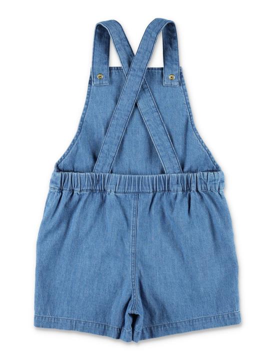 25SS [키즈] 미니로디니 점프수트 25230141 60 Blue - MINI RODINI