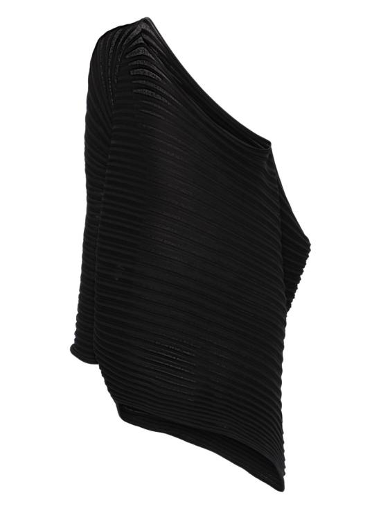 25SS 이세이 미야케 민소매 티셔츠 IM56KN824 15 Black - ISSEY MIYAKE