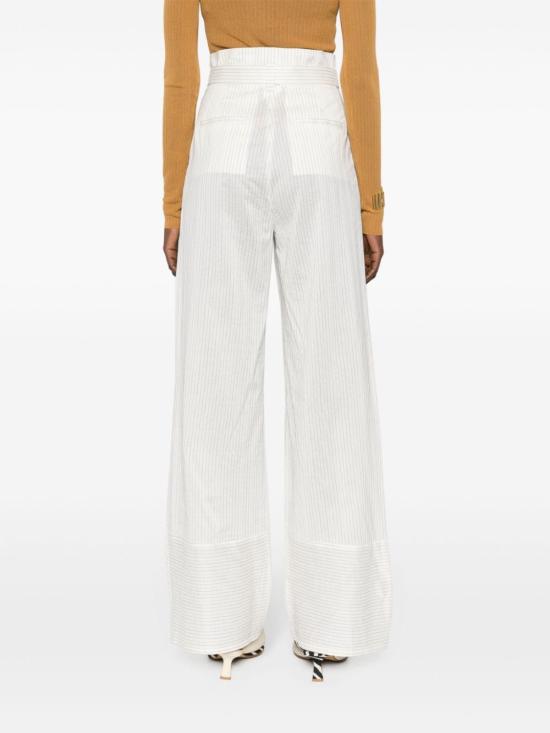  막스마라 스트레이트 팬츠 11131082600 001 White - MAX MARA