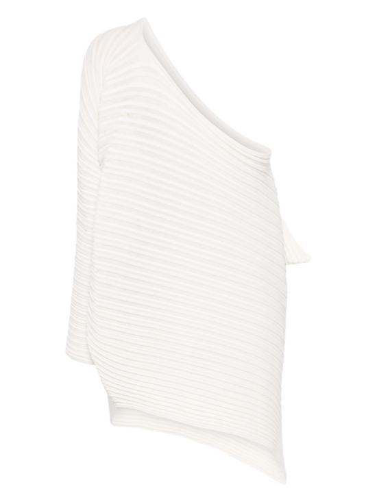 25SS 이세이 미야케 민소매 티셔츠 IM56KN824 06 White - ISSEY MIYAKE