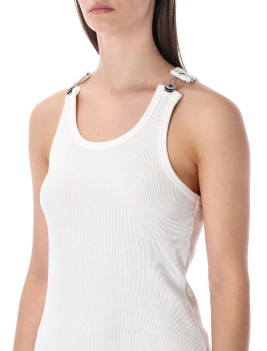 26SS 장 폴 고티에 민소매 티셔츠 TO380J014 Bianco - JEAN PAUL GAULTIER