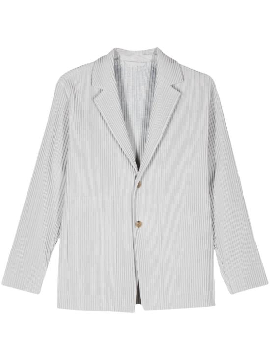  옴므 플리세 이세이 미야케 수트 자켓 HP48JD401 11 Light Grey