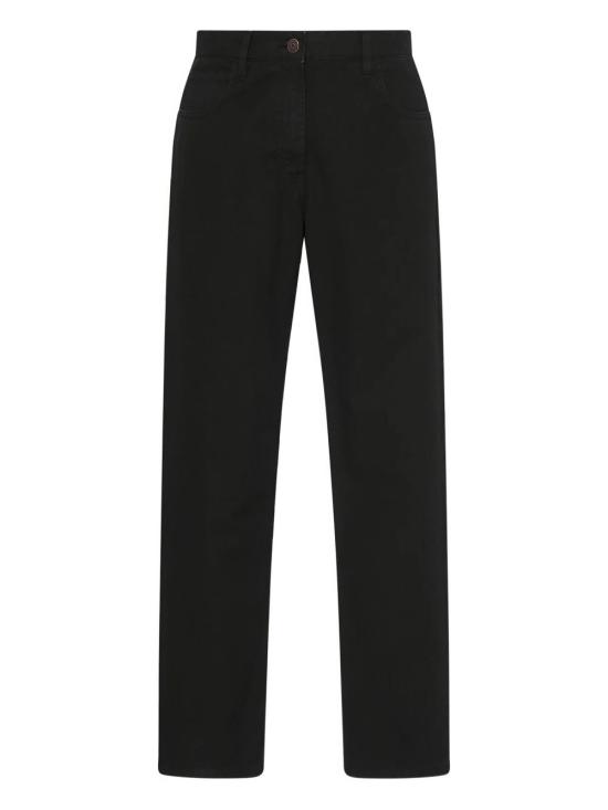 25SS 더로우 데님 팬츠 10000 W3912BLK Black