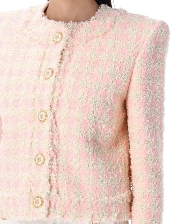 25SS 발망 수트 자켓 EF1SK719XK69 OHP Rosa - BALMAIN