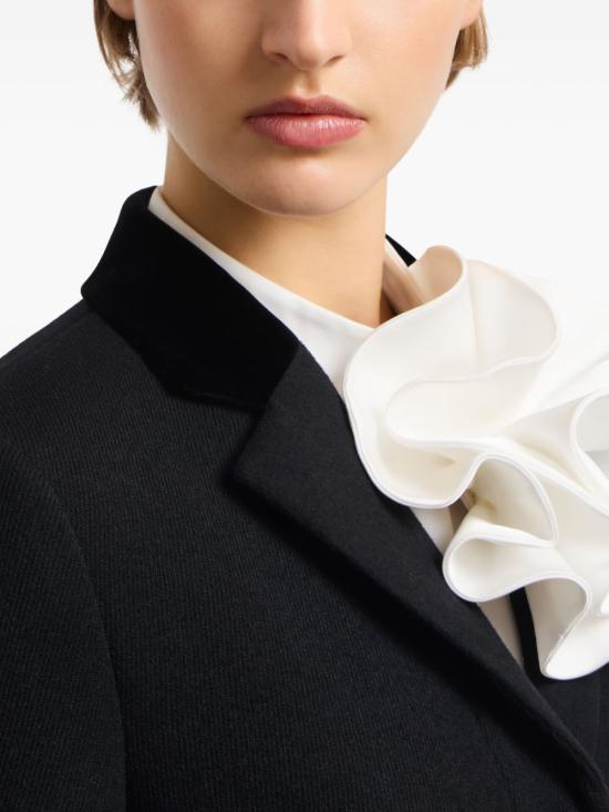 25FW 엠포리오 아르마니 코트 EW001384 AF10228UC001 Black - EMPORIO ARMANI