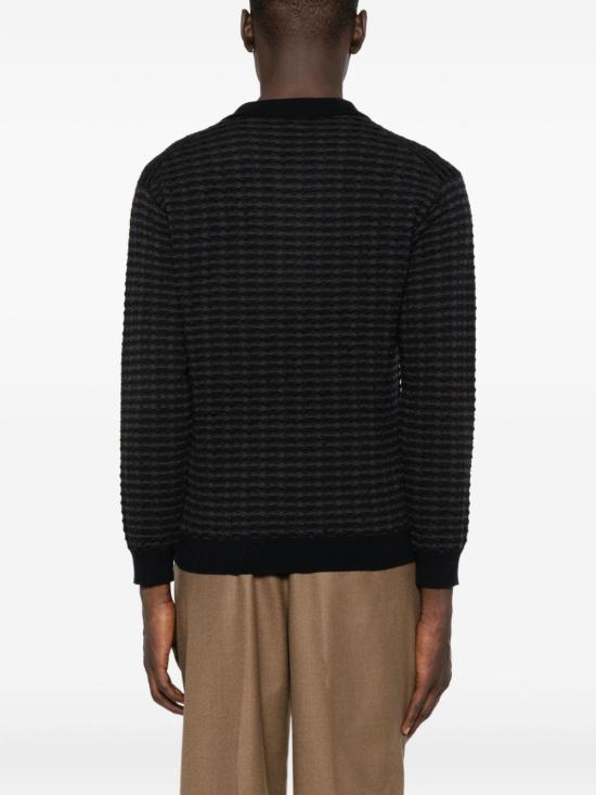 25FW 엠포리오 아르마니 스웨터 EM003518 AF19833FB016 Blue - EMPORIO ARMANI