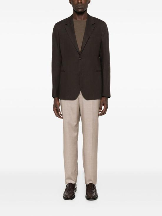 25FW 엠포리오 아르마니 수트 자켓 EM000477 TE15992U6031 Brown - EMPORIO ARMANI