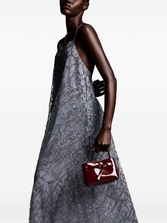 25FW 엠포리오 아르마니 롱 원피스 EW001346 AF10242U8045 Silver - EMPORIO ARMANI