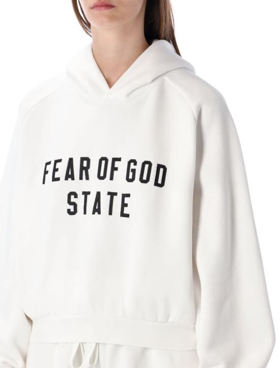 25FW 피어오브갓 플리스 집업 후디 192SP257824FW BW Bianco - FEAR OF GOD
