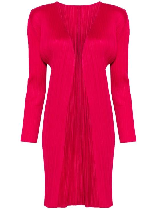  플리츠플리즈 가디건 PP48JA406 23 Red