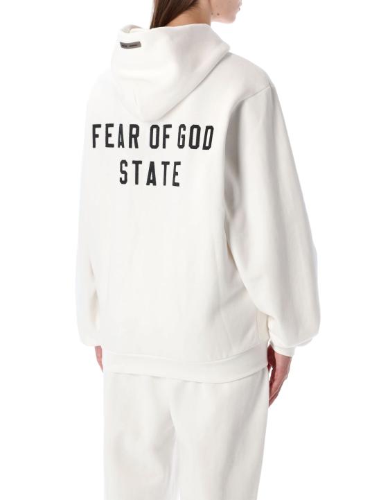 25FW 피어오브갓 플리스 집업 후디 192SP257444FW BW Bianco - FEAR OF GOD
