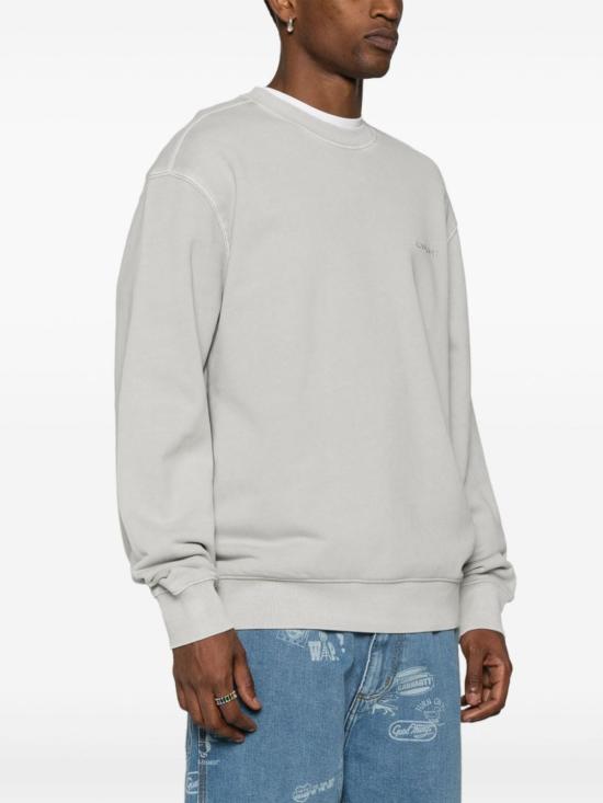  칼하트 WIP 더스터 스크립트 스웨트셔츠 I033065 29JGD Grey - CARHARTT WIP