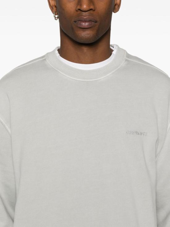  칼하트 WIP 더스터 스크립트 스웨트셔츠 I033065 29JGD Grey - CARHARTT WIP