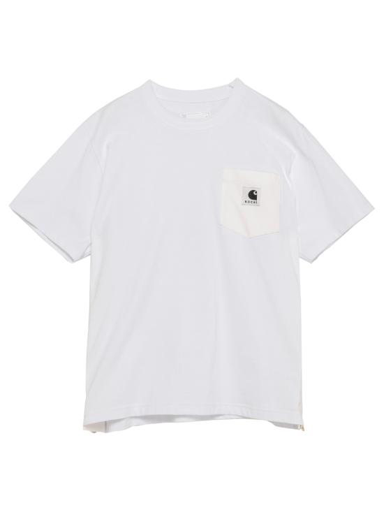  사카이 X 칼하트 WIP 반팔 티셔츠 24 0725S 101 White