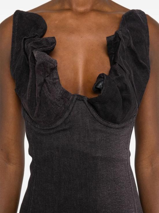  와이프로젝트 숏 원피스 107DR002 BLACKPURPLE Black - Y PROJECT