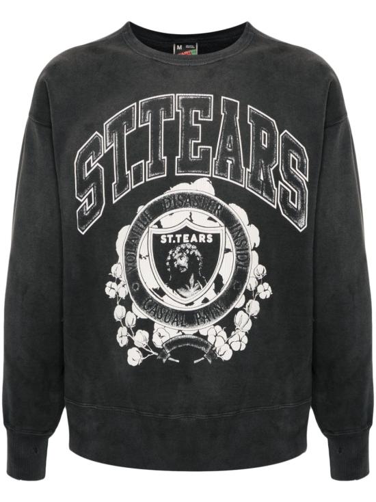  세인트 미카엘 긴팔 티셔츠 SMYS80000C02 BLACK Black