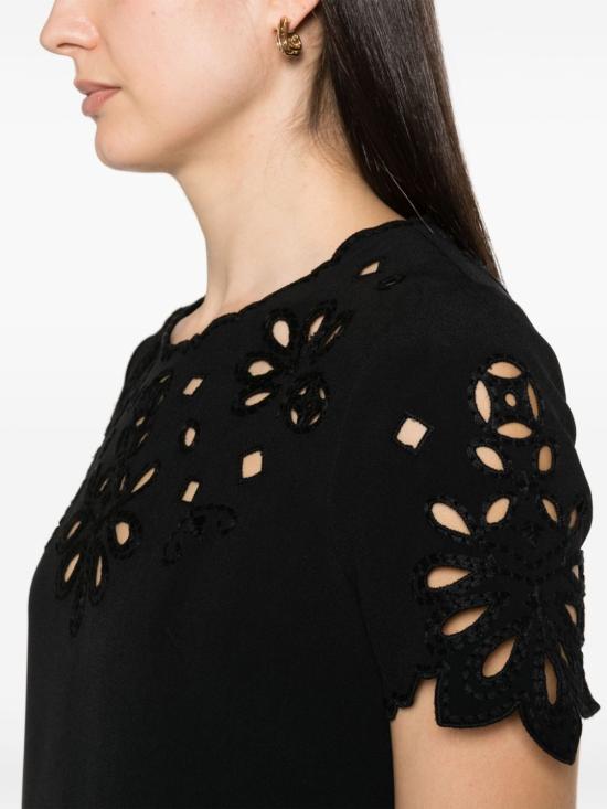  에르마노 설비노 숏 원피스 D442Q325 ILM95708 Black - ERMANNO SCERVINO