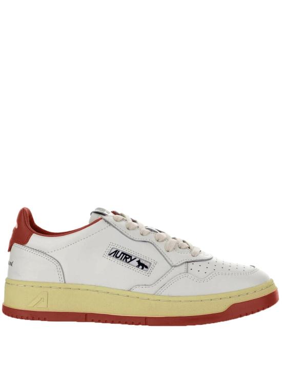 25FW 오트리 X 메종키츠네 스니커즈 AULM MK02 Red