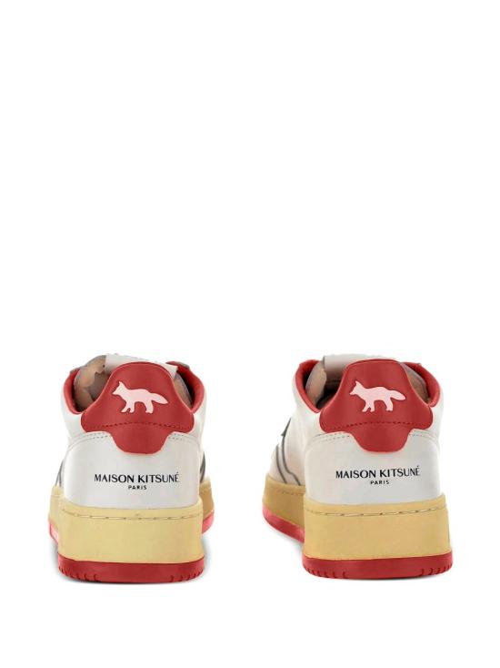 25FW 오트리 X 메종키츠네 스니커즈 AULM MK02 Red - AUTRY X MAISON KITSUNE
