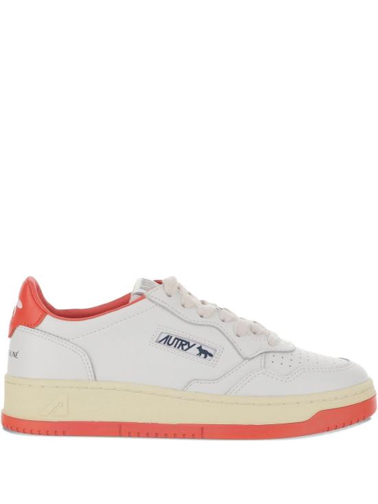 25FW 오트리 X 메종키츠네 스니커즈 AULW MK02 Red