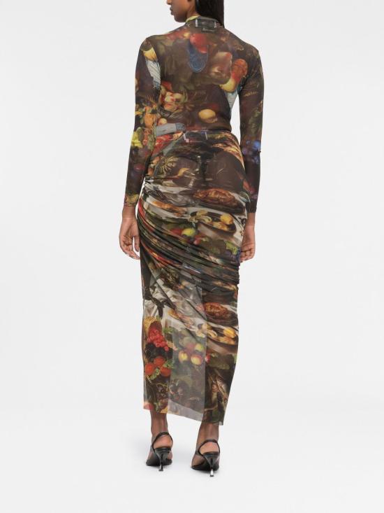  에이지 팩토리 바이 에스터 마나스 미디 스커트 SKT048ME2 MUL1 MultiColour - AZ FACTORY BY ESTER MANAS