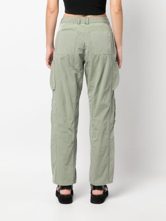  존 엘리엇 스트레이트 팬츠 WF143N1353A OLIVE Green - JOHN ELLIOTT