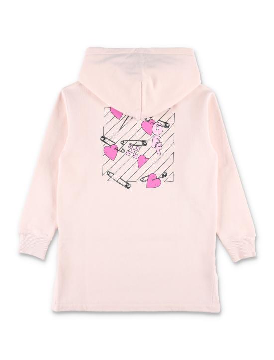 25FW [키즈] 오프화이트 원피스 OGDF003F25FLE002 3C32 Rosa - OFF WHITE