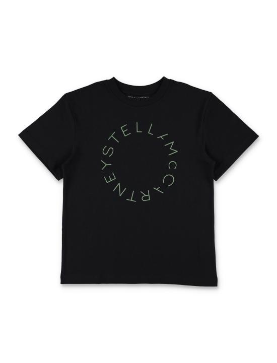 25FW [키즈] 스텔라 맥카트니 티셔츠 TX8S01Z0434 930 Nero