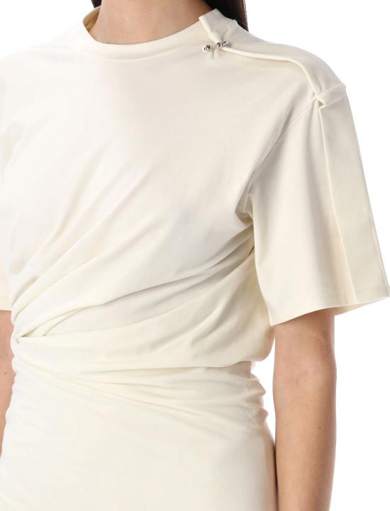 25SS 뮈글러 미디 원피스 RO1620297 1014 SNOW WHITE - MUGLER