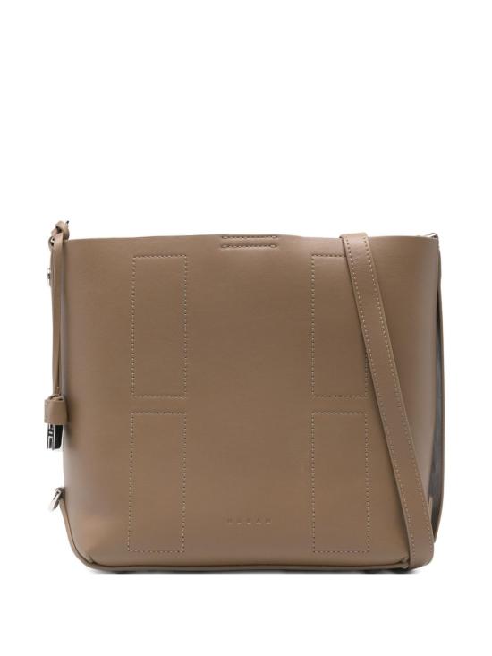 25FW 호간 토트백 KBW01RS0200 TZPC414 Marrone chiaro