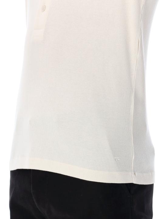 25SS 톰포드 반팔 티셔츠 JHL014JMC048S25 AW004 Bianco - TOMFORD