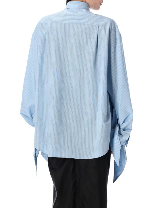 25SS 발렌시아가 반팔 티셔츠 830990TSO25 3965 SKY BLUE WHITE - BALENCIAGA