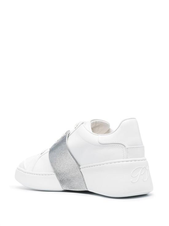 25FW 로저비비에 비브 스케이트 글리터 스트라스 버클 스니커즈 RVW54230520 LXQB001 SILVER - ROGER VIVIER