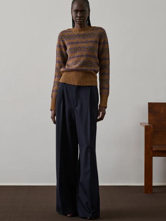 25FW 쉐르 스트레이트 팬츠 PAN0241FREJUS BLE1925W Blue - SOEUR