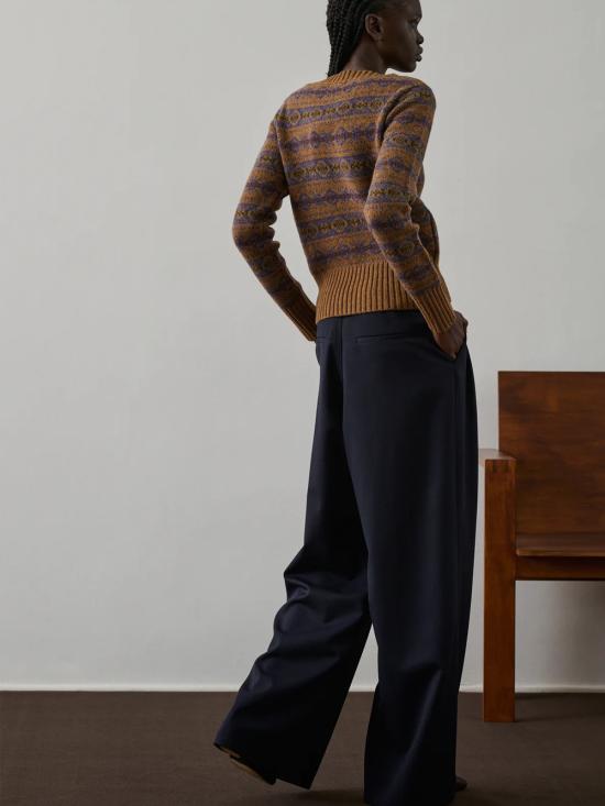 25FW 쉐르 스트레이트 팬츠 PAN0241FREJUS BLE1925W Blue - SOEUR