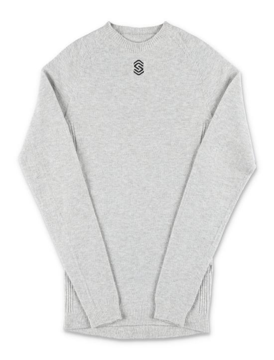  실버스킨 긴팔 티셔츠 SK003LNW PEARLGREY