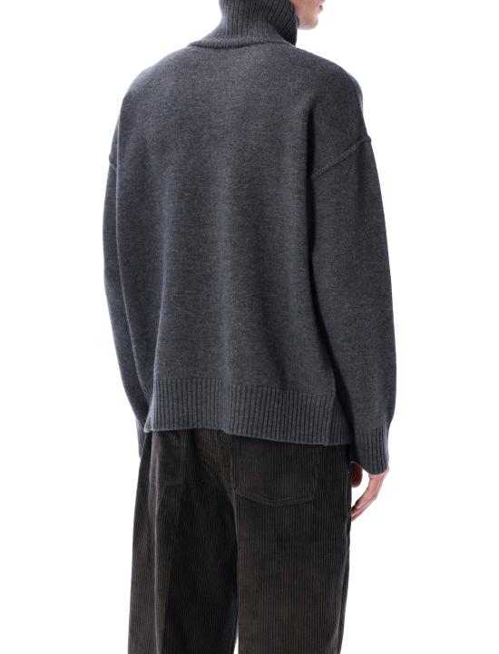 26FW 아미 ADC 터틀넥 스웨터 UKS839018 084 GRIGIO - AMI