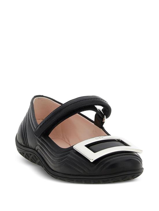 25FW 로저비비에 플랫 슈즈 RVW79343360 91TB999 Black - ROGER VIVIER